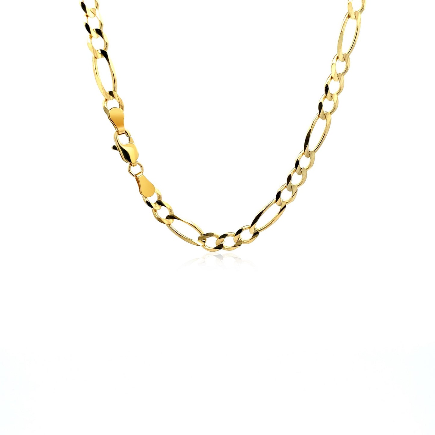 10k Solid Gold Figaro Chain (4.5mm)