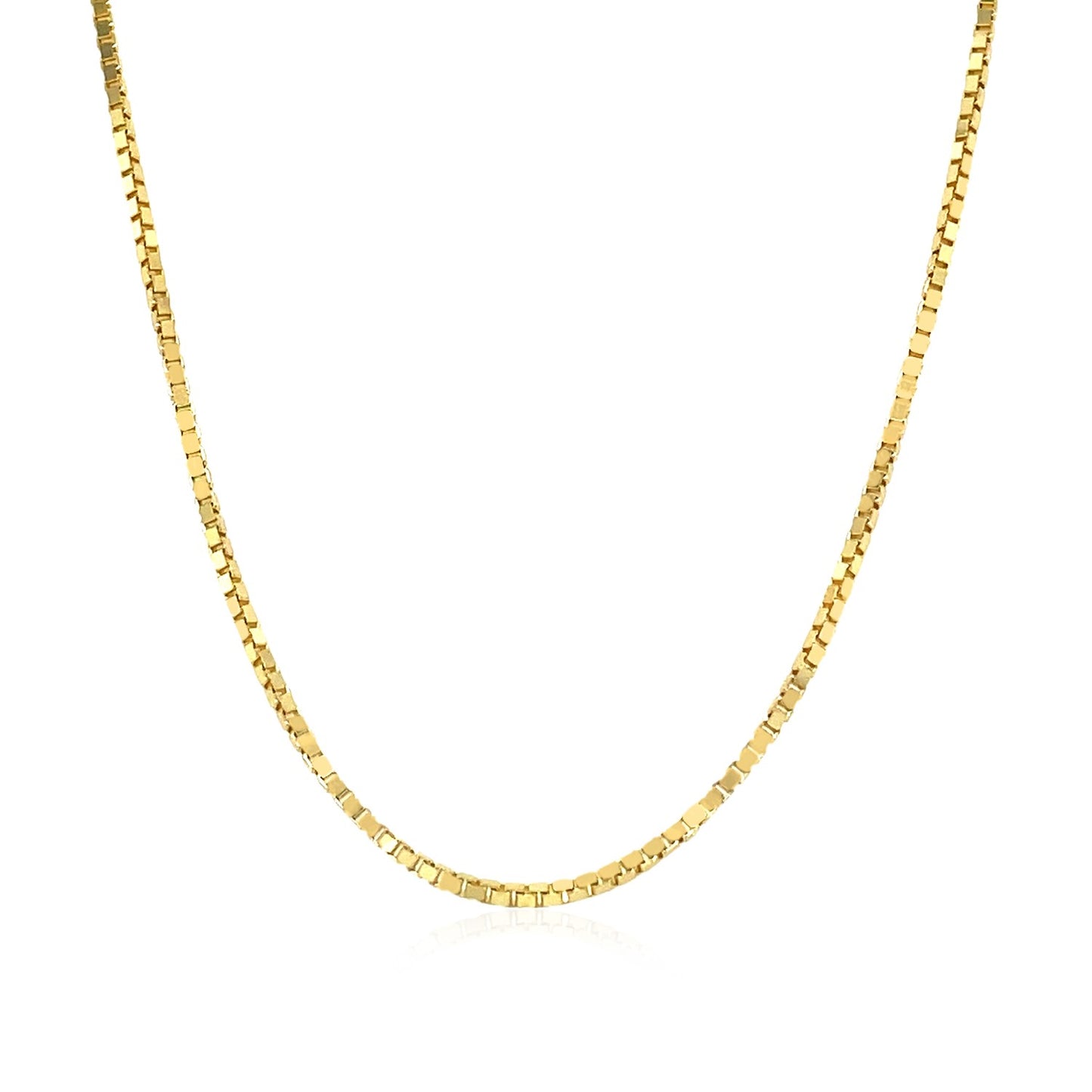 14k Gold Classic Box Chain 1.1mm