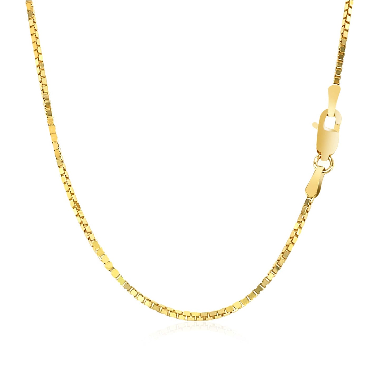 14k Gold Classic Box Chain 1.1mm