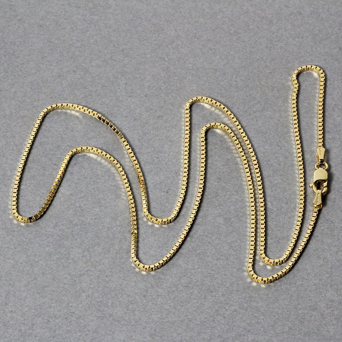 14k Gold Classic Box Chain 1.1mm