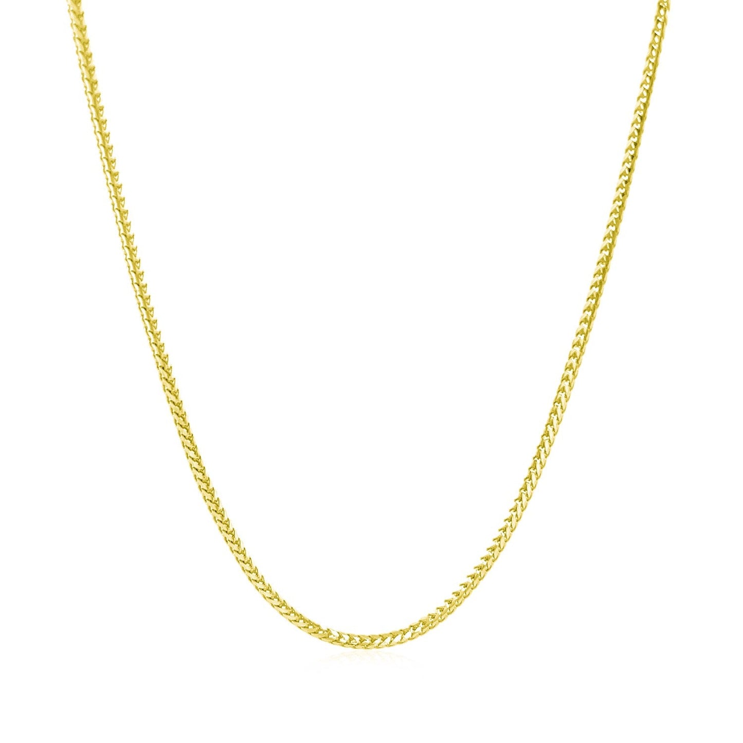 14k Solid Gold Franco Chain (1.2mm)