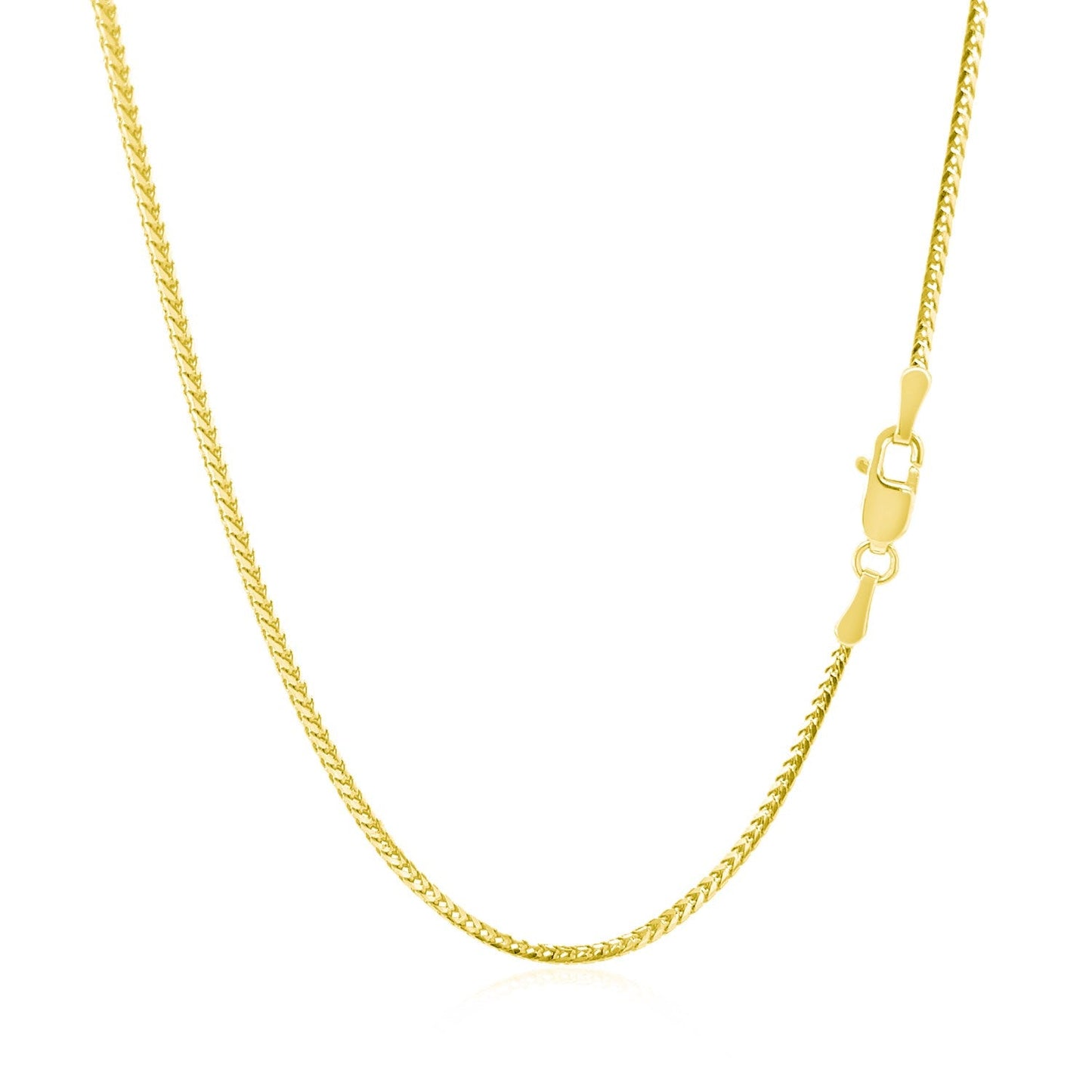 14k Solid Gold Franco Chain (1.2mm)