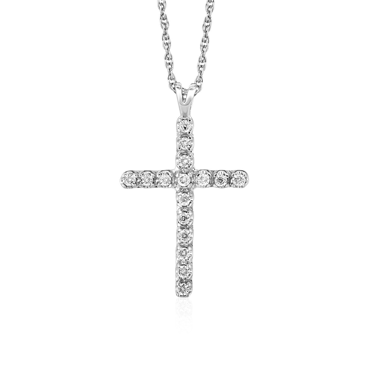 Diamond Cross Pendant (.04 cctw)