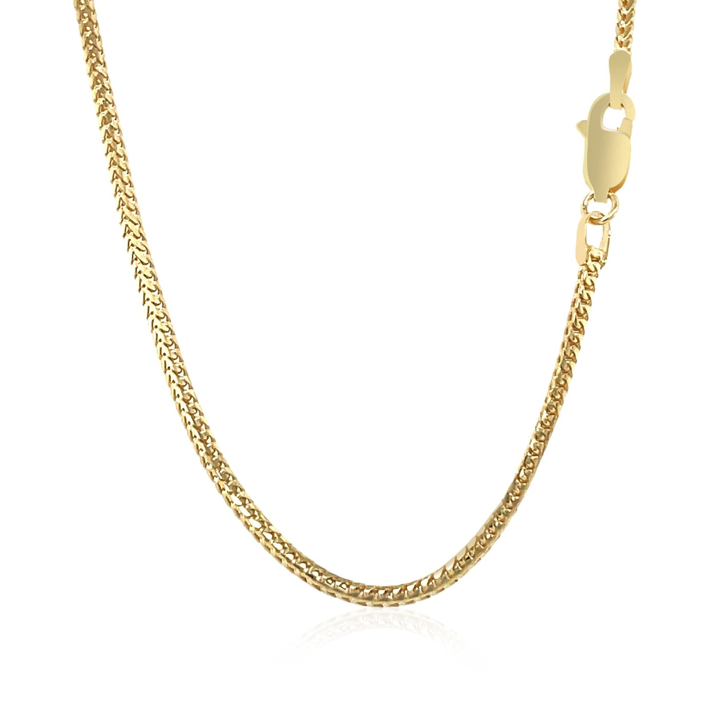 18k Solid Gold Franco Chain (1.6mm)