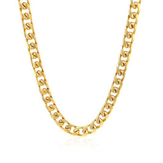 14k Solid Gold Miami Cuban Chain (6mm)