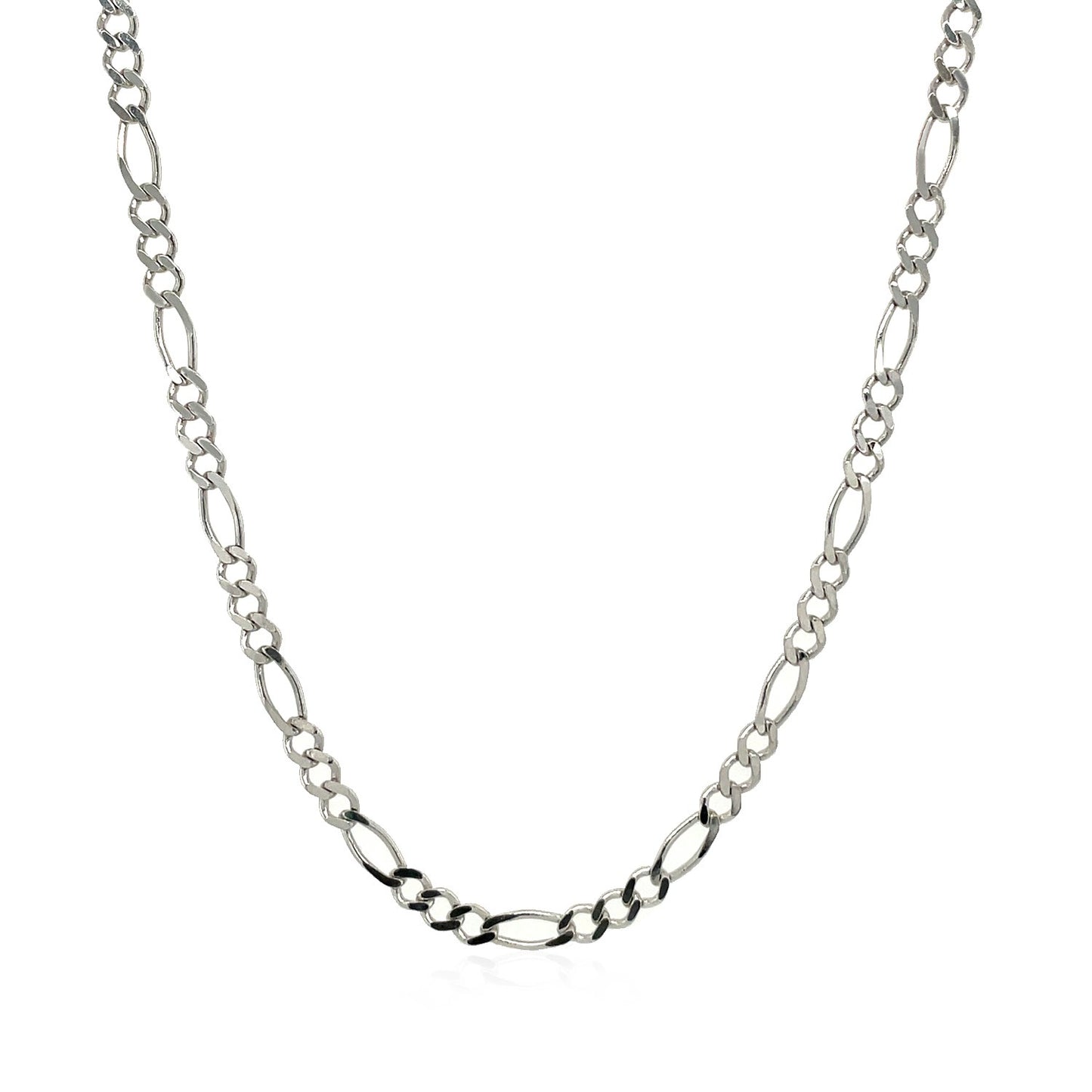 14k Solid Gold Figaro Chain (2.6mm)