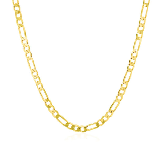 14k Solid Gold Figaro Chain (3mm)