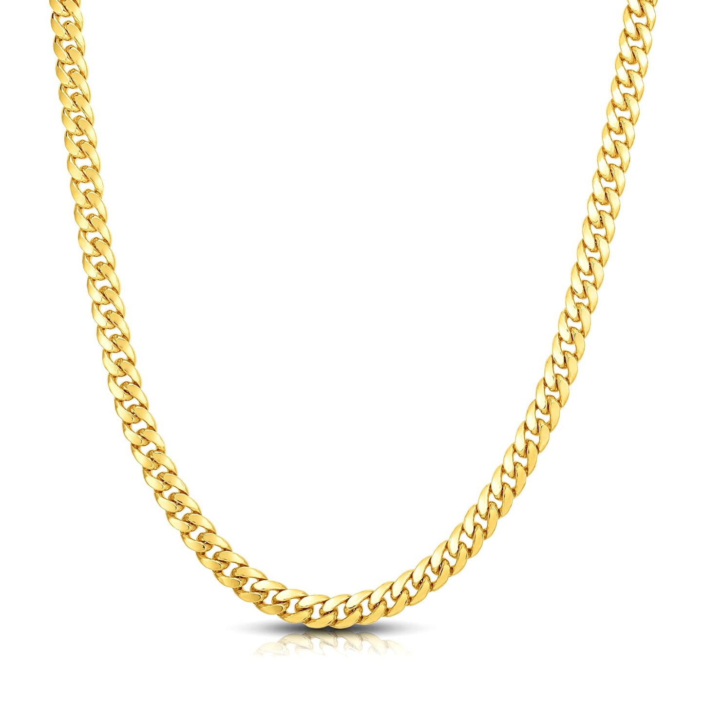 14k Solid Gold Miami Cuban Chain (7.1mm)