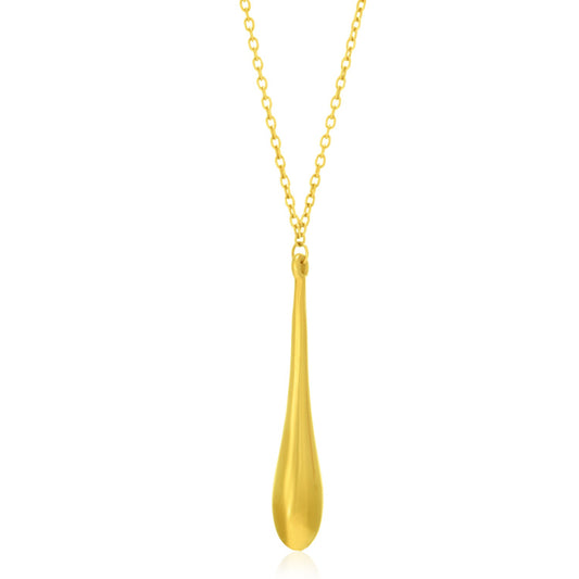 14k Teardrop Pendant