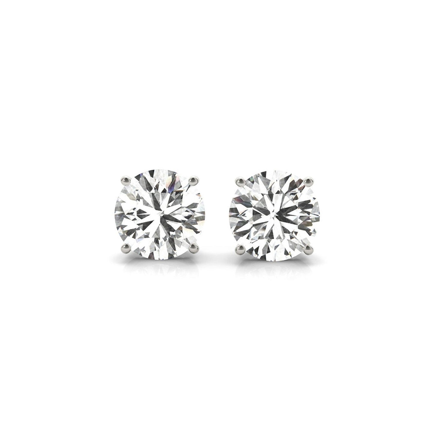 14k Diamond Stud Earrings (4 cctw)