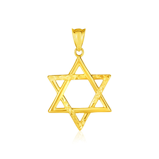 14k Star of David Pendant