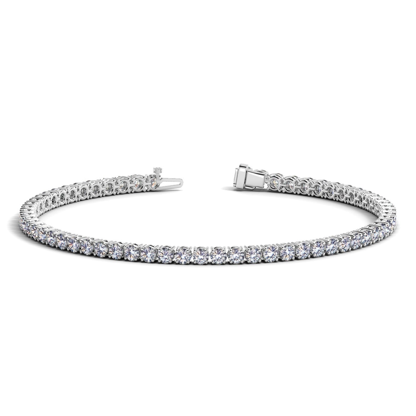 14k Diamond Tennis Bracelet (4 cctw)