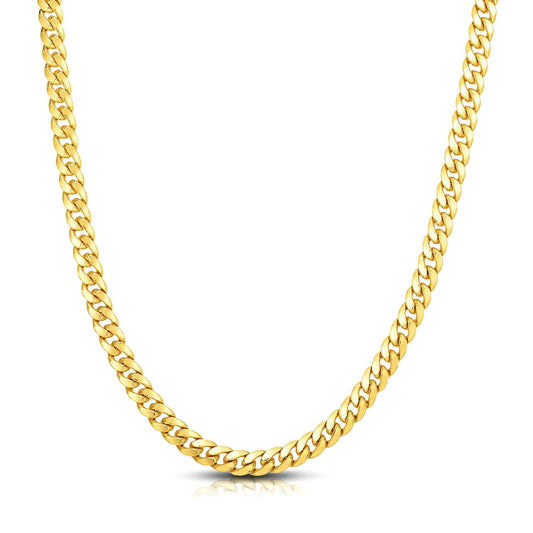 10k Solid Gold Miami Cuban Chain (7.1mm)