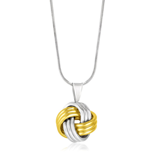 14k Love Knot Pendant