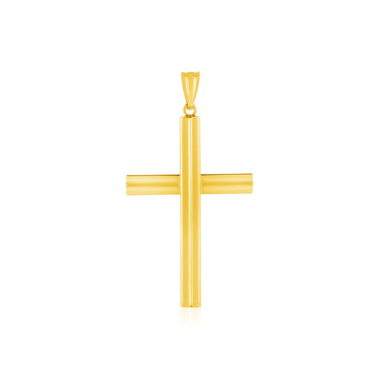 14k Polished Cross Pendant