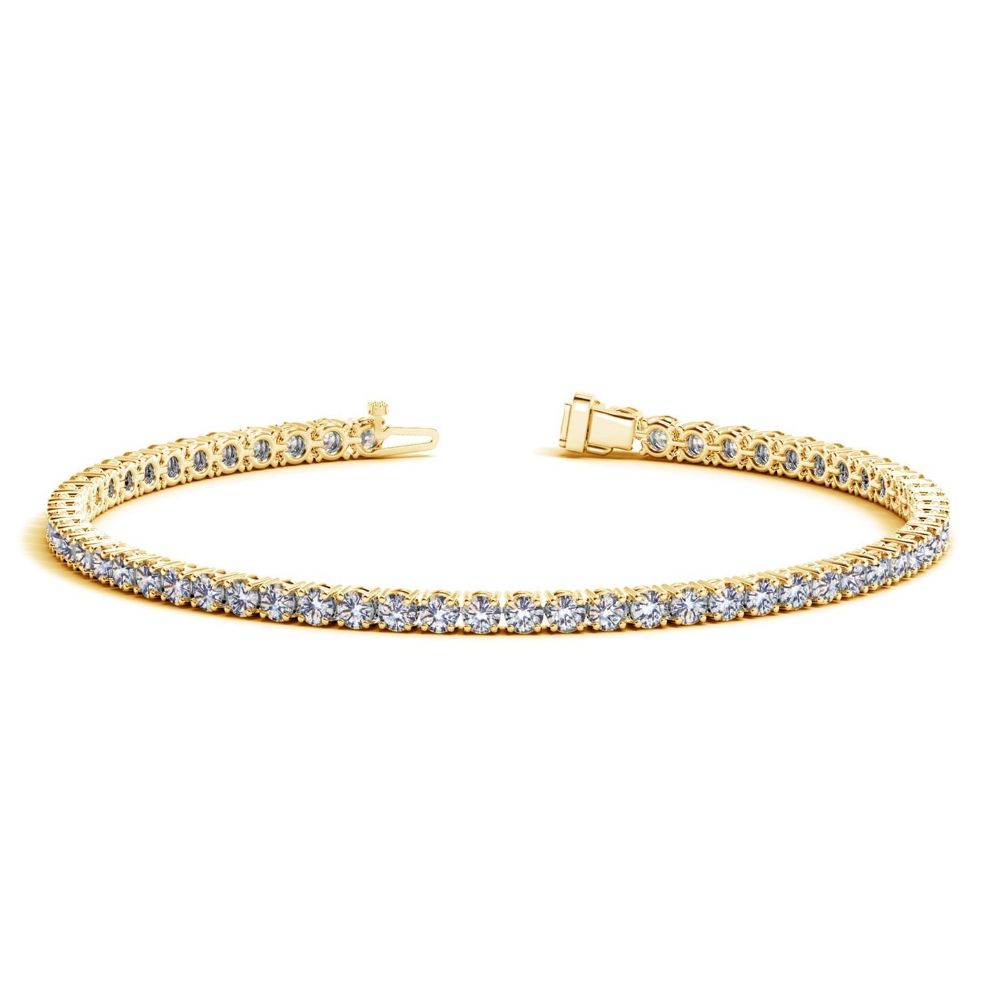 14k Diamond Tennis Bracelet (4 cctw)