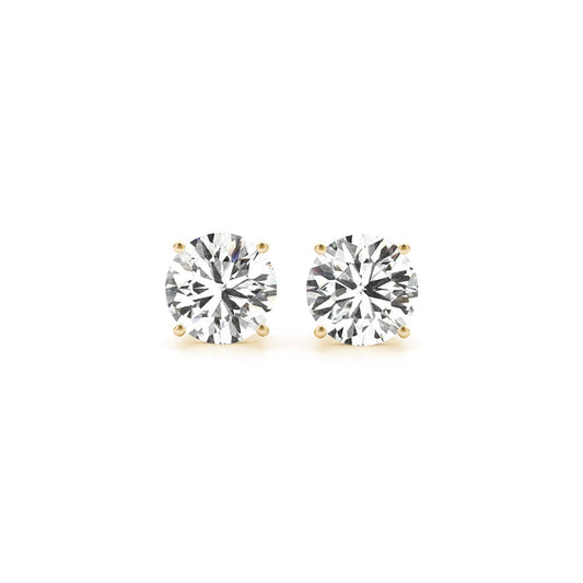 14k Diamond Stud Earrings (3 cttw)