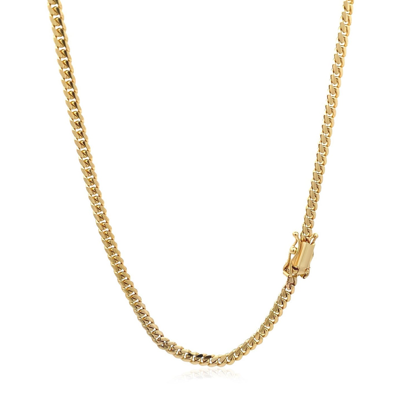 10k Solid Gold Miami Cuban Chain (3.2mm)