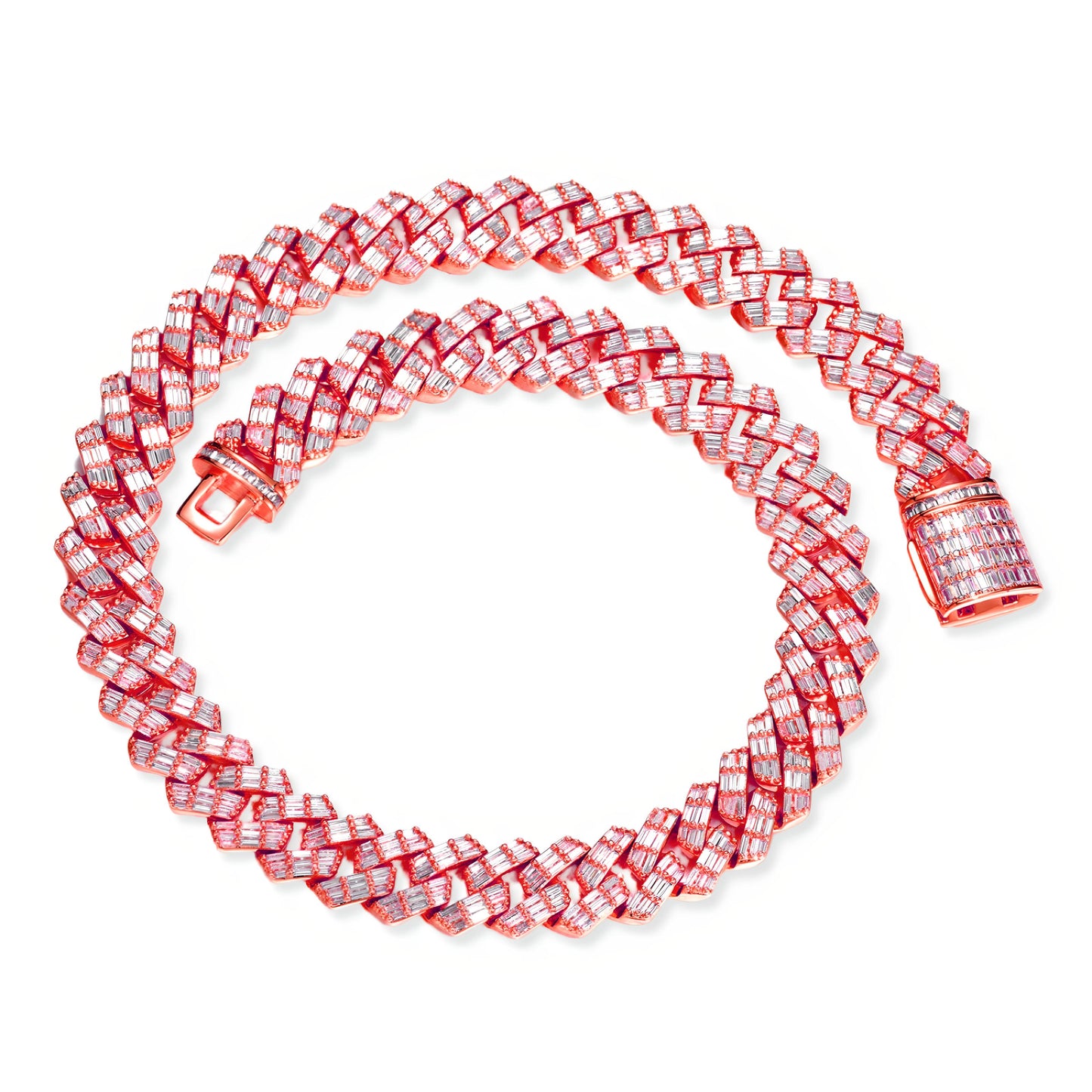 Prong Baguette Cuban Chain (15mm)