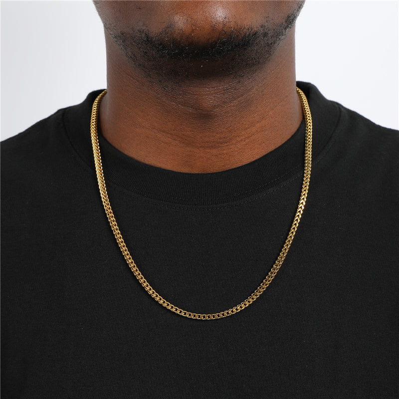 Franco Chain Yellow Gold (3mm)