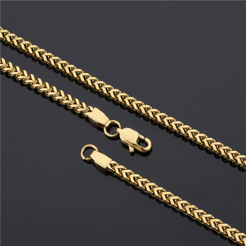 Franco Chain Yellow Gold (3mm)