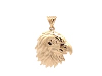 14k Yellow Gold High Polish Eagle Pendant